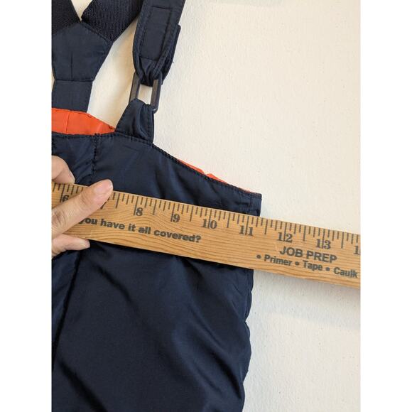 Old Navy Toddler Boy Snow Bib Blue Orange Snow Suit Light Weight Sz 18-24 M - Picture 5 of 12